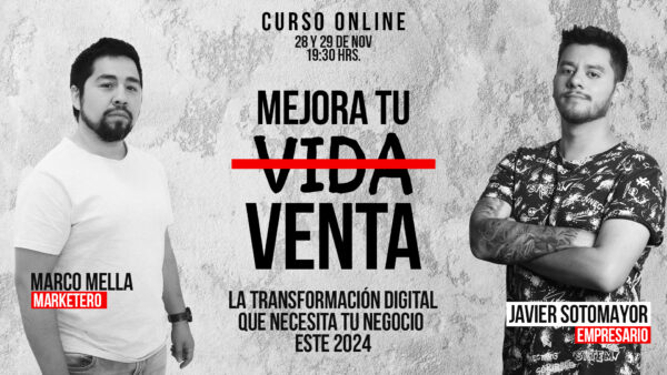 Mejora tu <s>vida</s> venta.